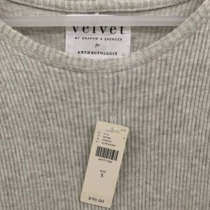 NWT VELVET by Graham & Spencer long sleeve top